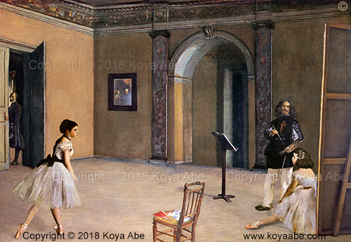 Study of Degas/Las Meninas 2