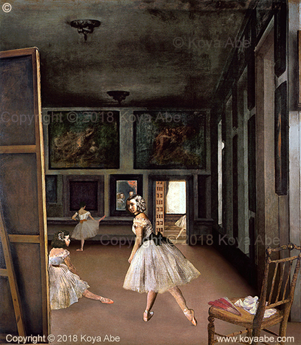 Study of Degas/Las Meninas 1